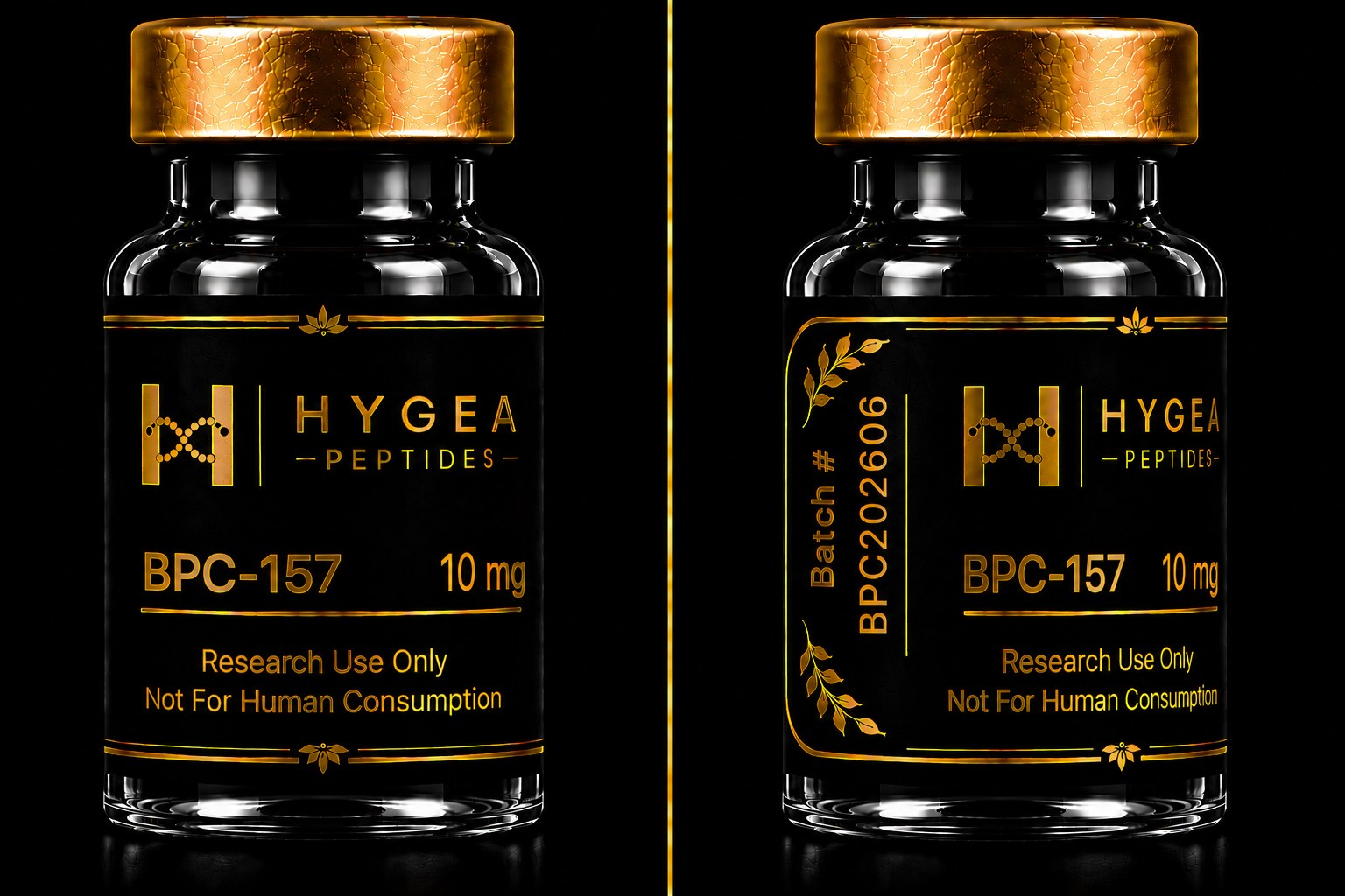 Hygea Peptides BPC-157 10mg Research Product Vial Hygea Peptides BPC-157 10mg Research Product Vial