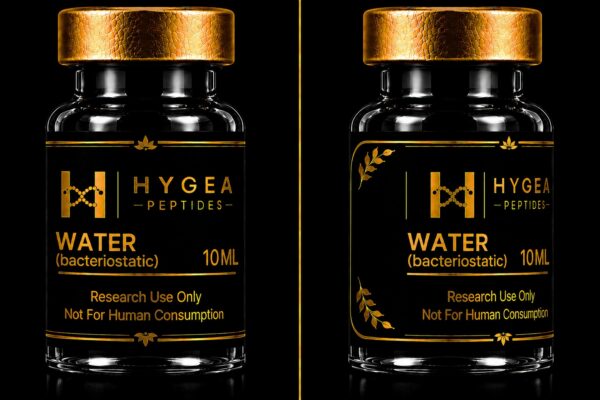 Bacteriostatic Water 10ML Hygea Peptides Research Product Vial