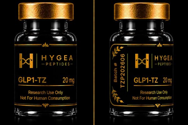 GLP1-TZ 20mg Hygea Peptides Research Product Vial