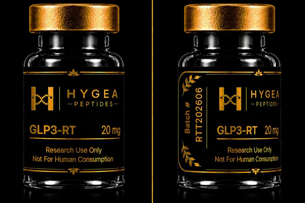 Products GLP3-RT 20mg Hygea Peptides Research Product Vial
