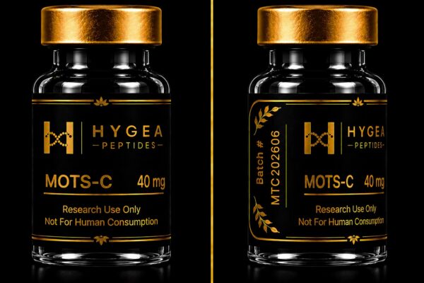 MOTS-C 40mg Hygea Peptides Research Product Vial