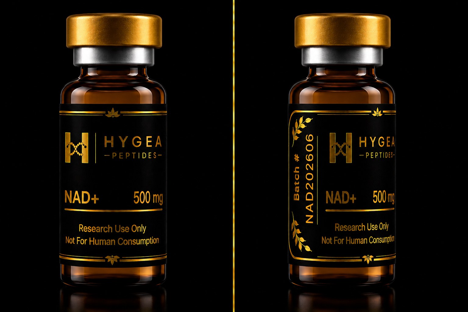 Hygea Peptides NAD+ 500mg Research Product Vial NAD+ 500mg Hygea Peptides Research Product Vial