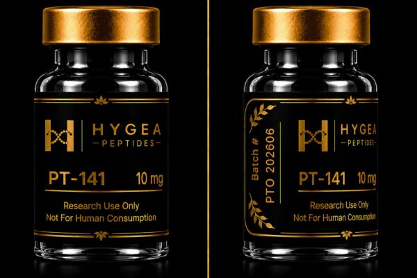 PT-141 10mg Hygea Peptides Research Product Vial