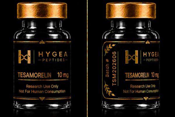 Tesamorelin 10mg Hygea Peptides Research Product Vial