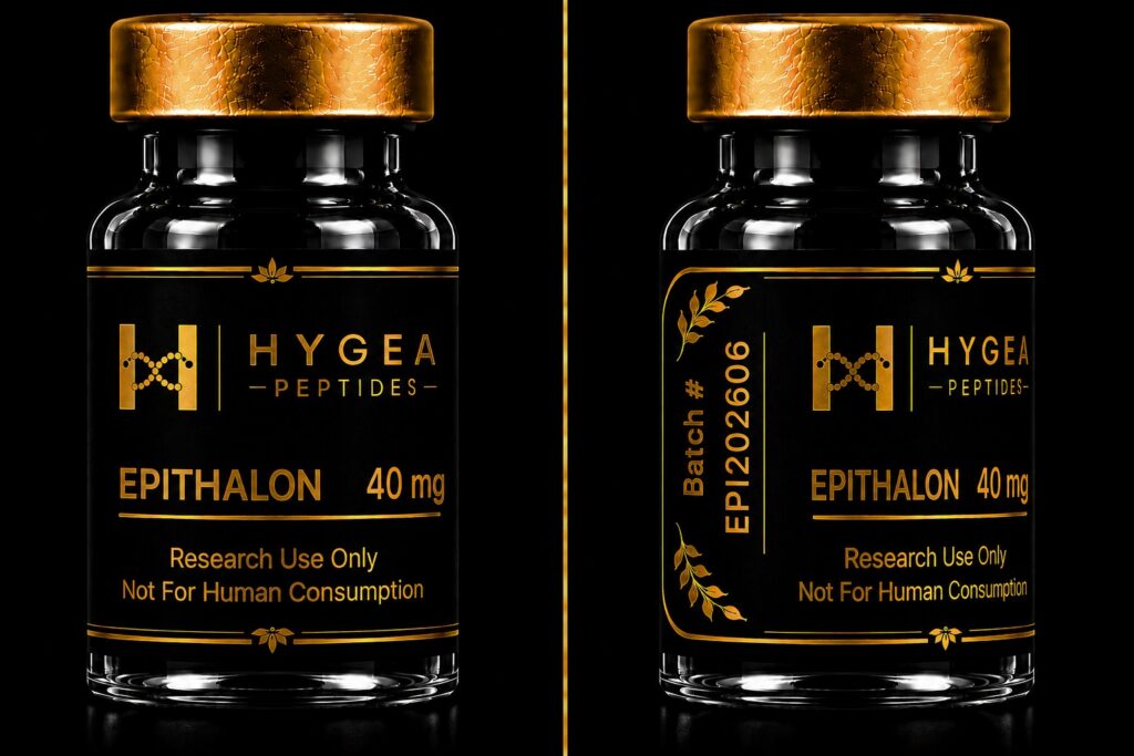 Products Epithalon 40mg Hygea Peptides Research Product Vial