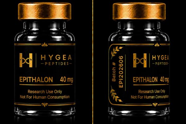 Epithalon 40mg Hygea Peptides Research Product Vial